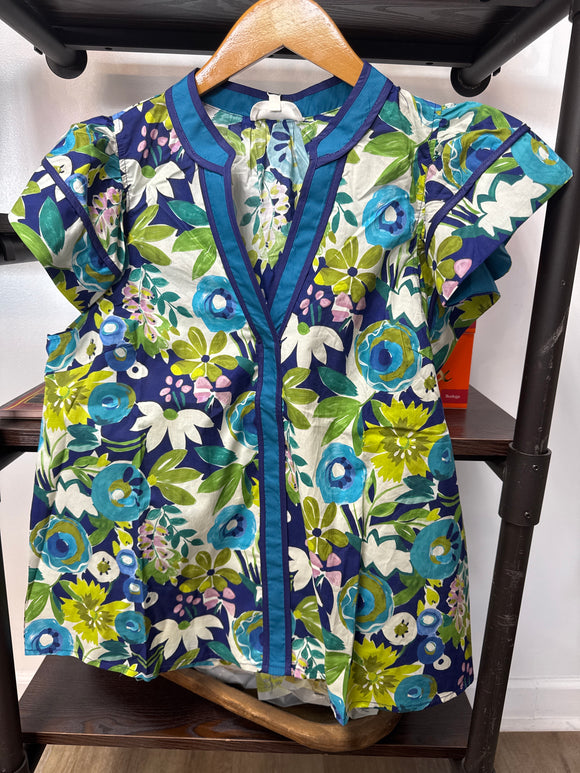 Botanical Burst Top