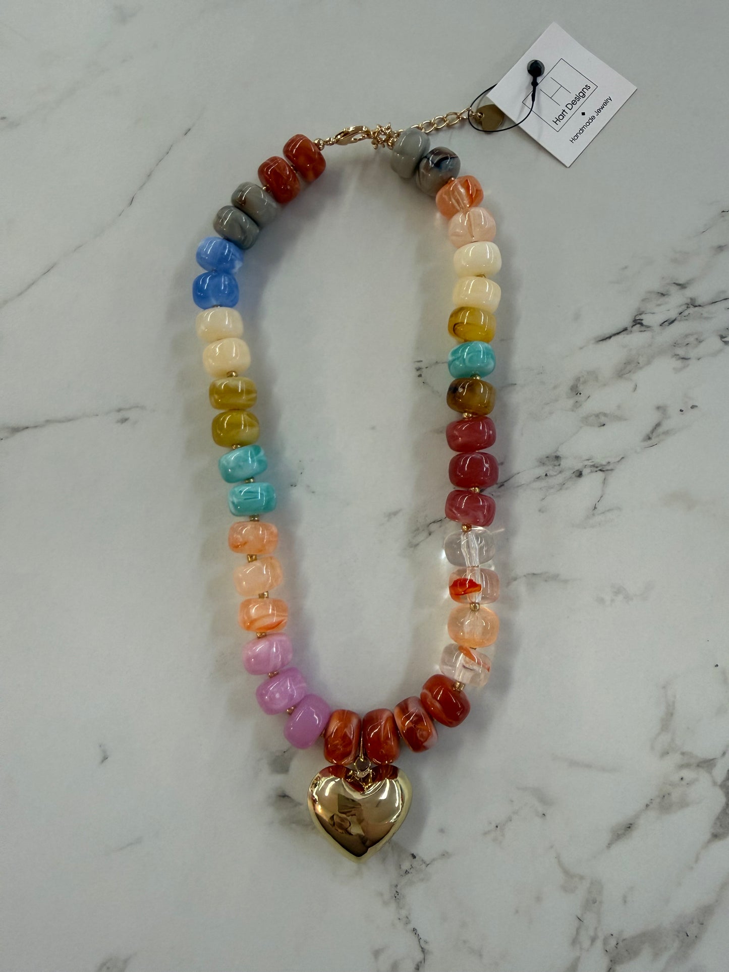 HD MULTI HEART NECKLACE