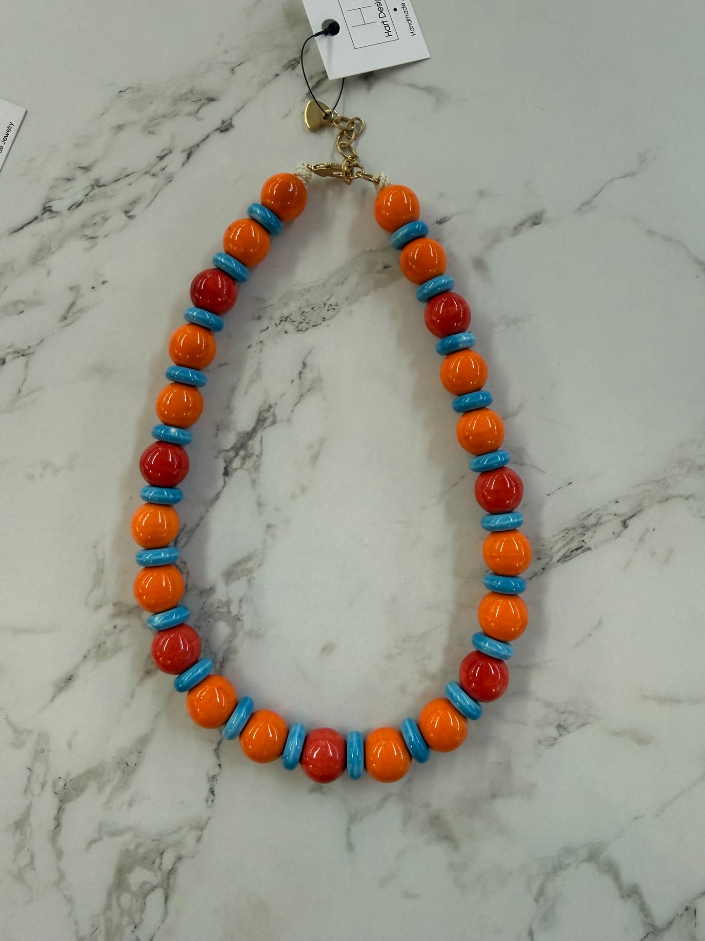 HD ORANGE SUMMER NECKLACE