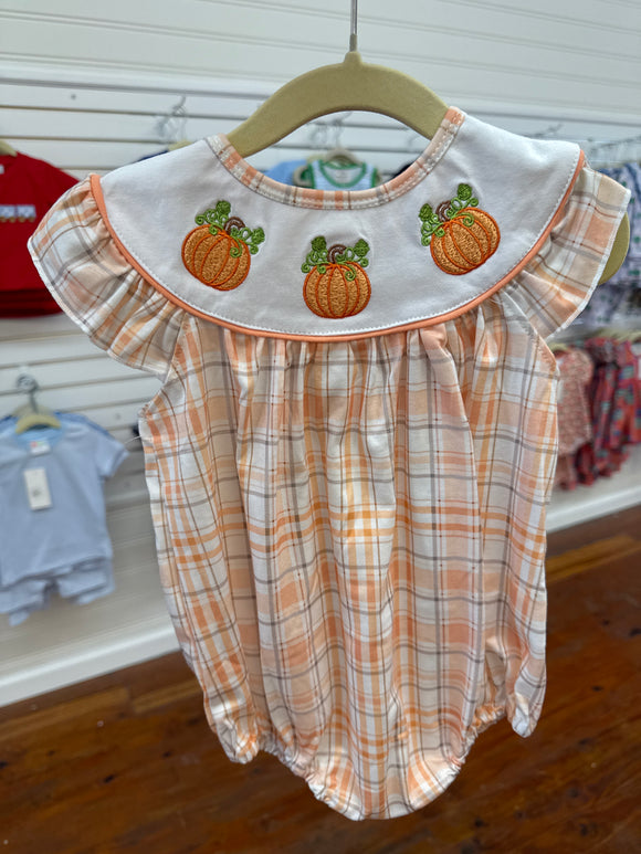 Lil pumpkin Plaid