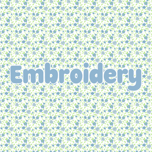 Add on Embroidery Deal