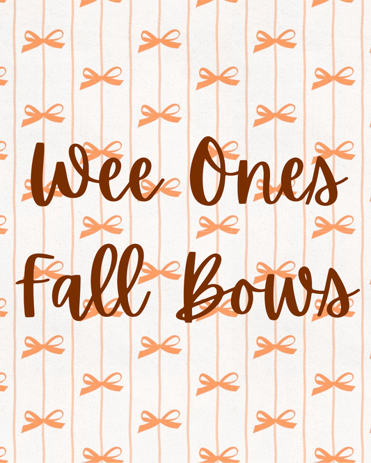Wee Ones Fall Bows
