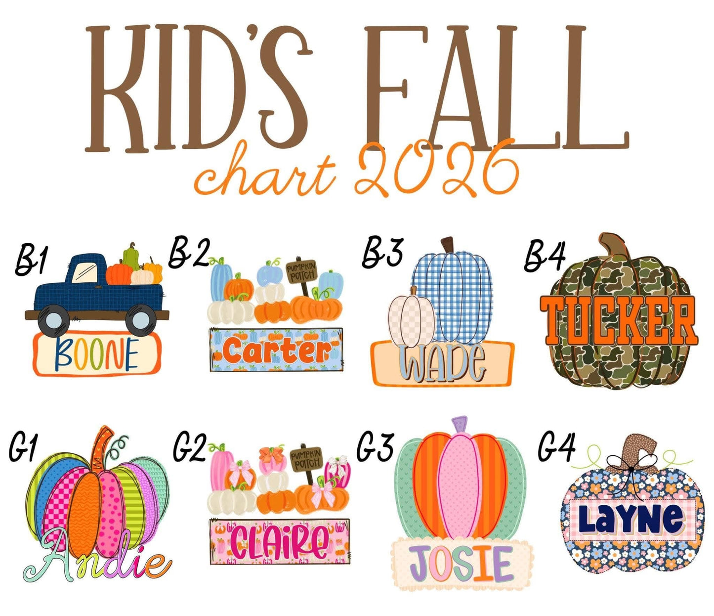 KIDS FALL DTF TEES * DF ARRIVAL LATE SEPTEMBER