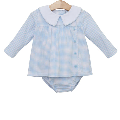 Jellybean Fall - Liam Diaper Set Light Blue Windowpane (Copy)