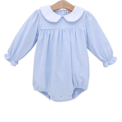 Jellybean Fall - Lottie Bubble Light Blue Stripe