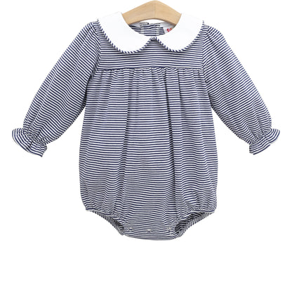 Jellybean Fall - Lottie Bubble Navy Stripe