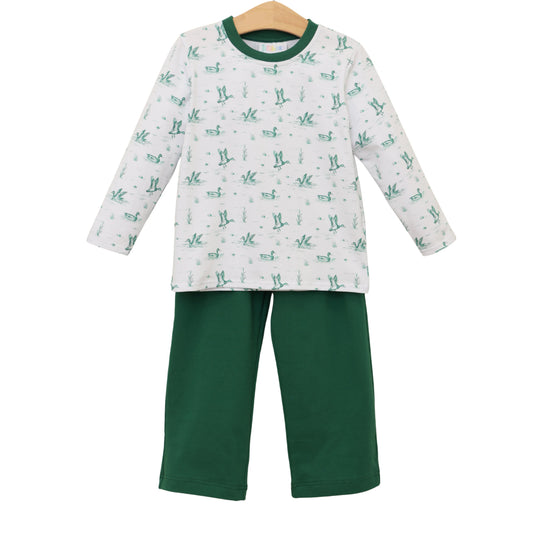 Jellybean Fall - Marsh Mallards Thomas Pant Set