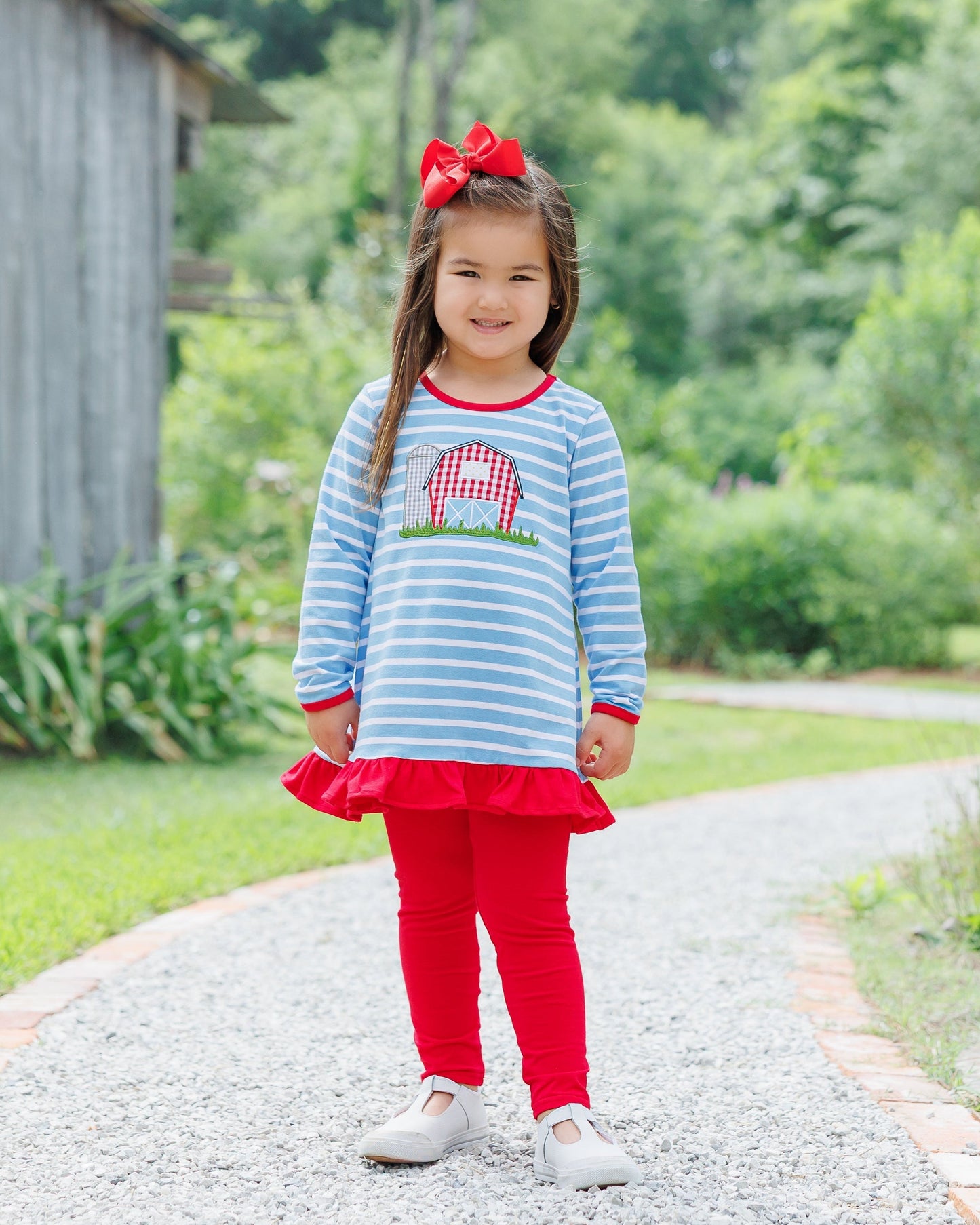 Jellybean Fall -On The Farm Ruffle Pant Set