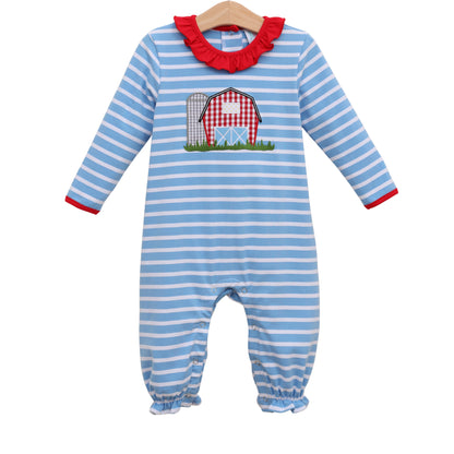 Jellybean Fall -On The Farm Ruffle Romper