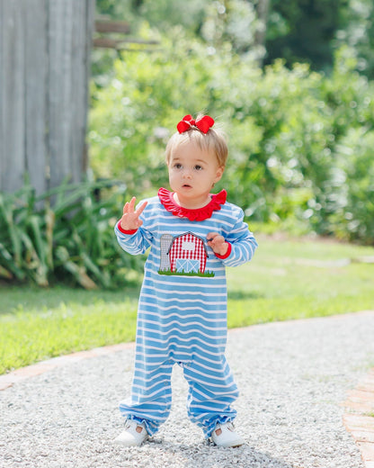 Jellybean Fall -On The Farm Ruffle Romper