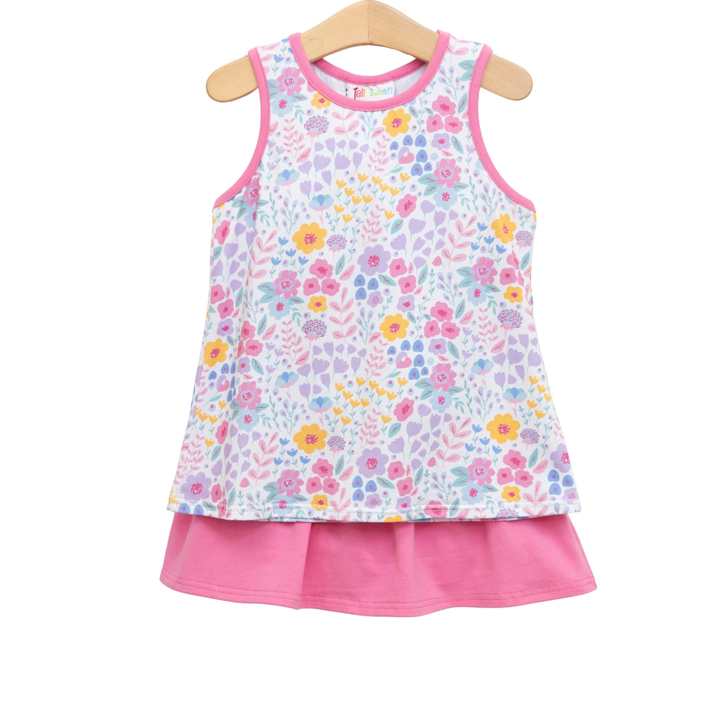 Jellybean Summer - Poppies and Petals Bow Back Skort Set