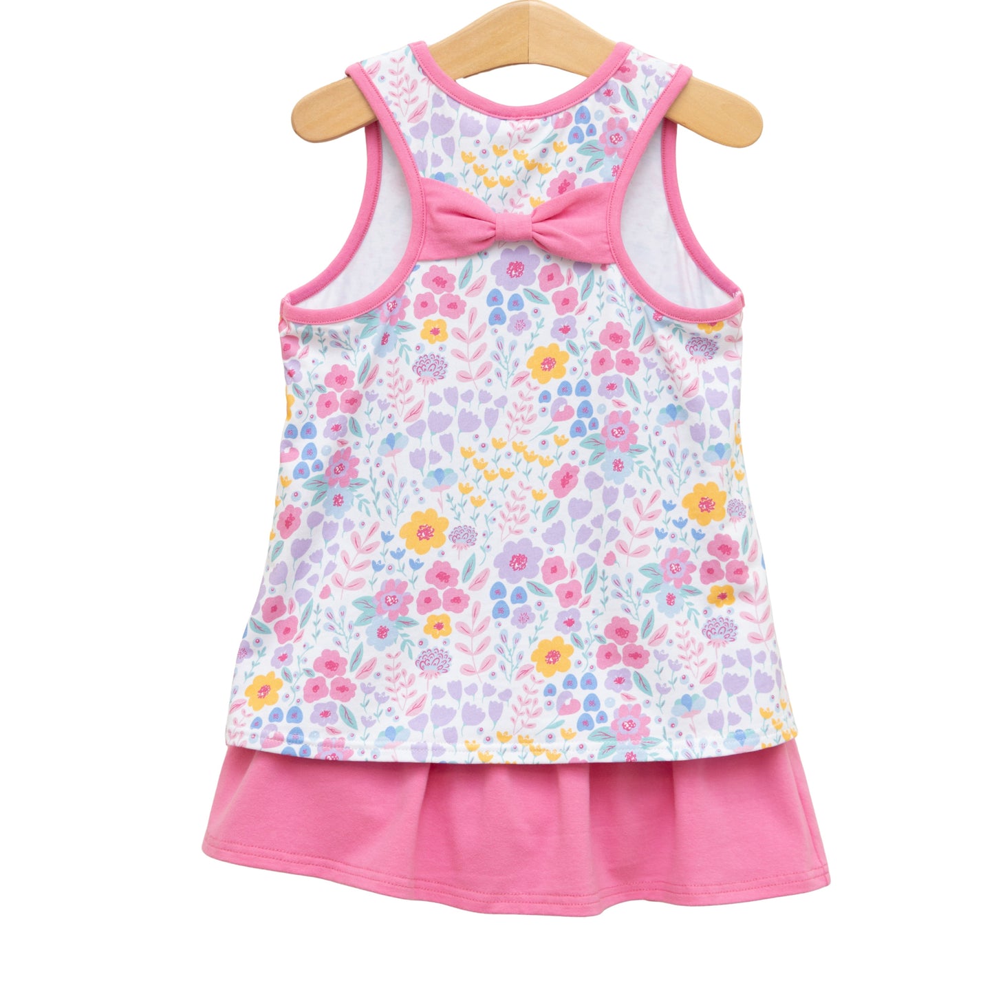 Jellybean Summer - Poppies and Petals Bow Back Skort Set