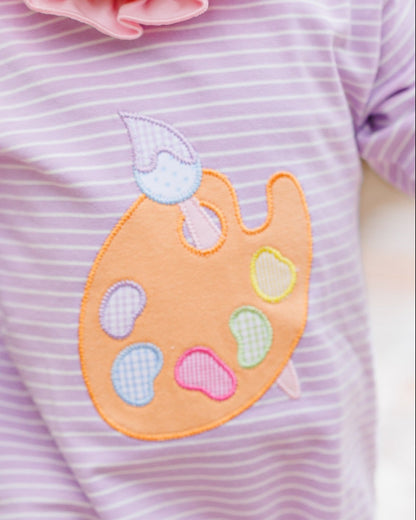 Jellybean Fall - Pretty Painter Ruffle Romper