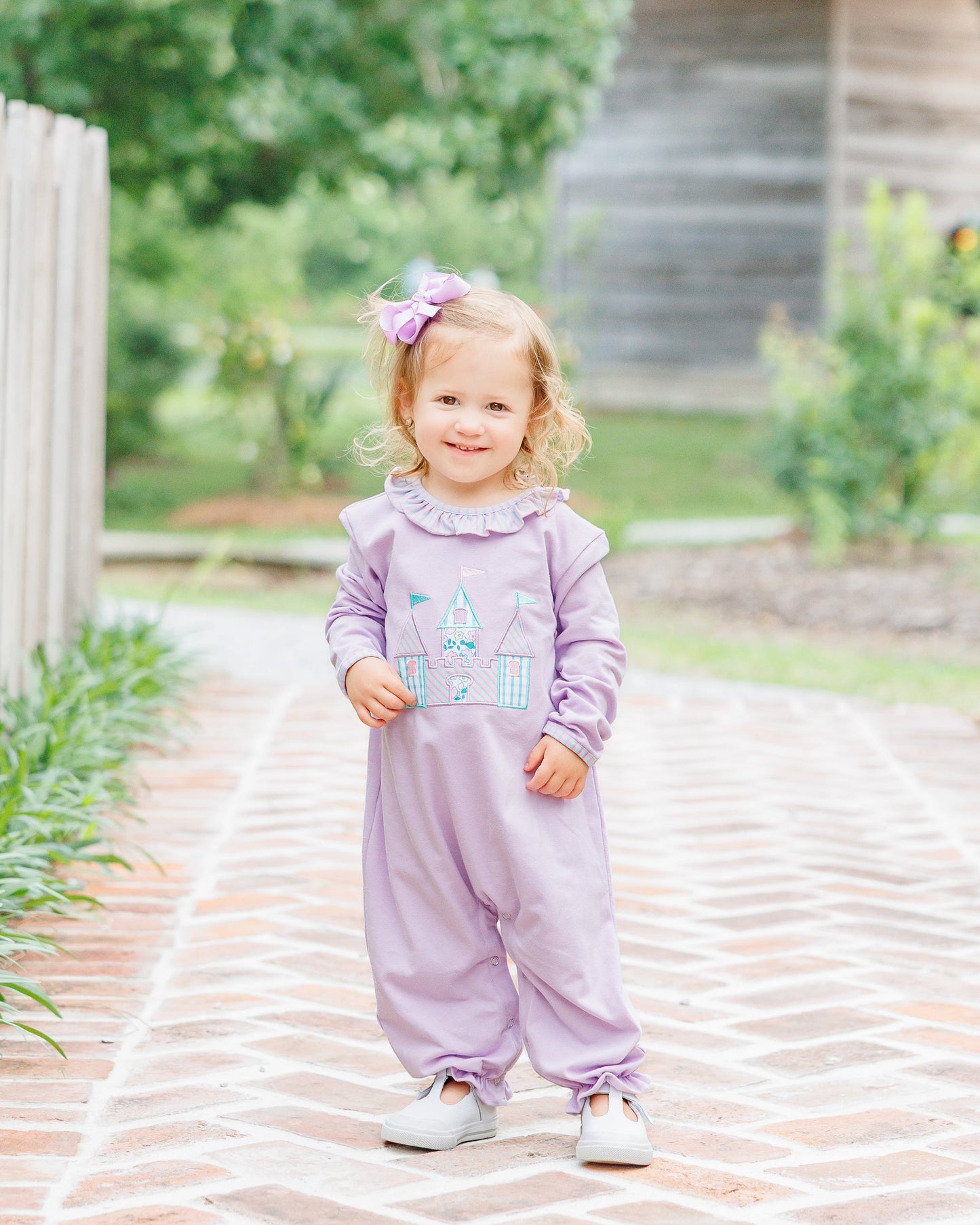 Jellybean Fall - Princess Palace Ruffle Romper