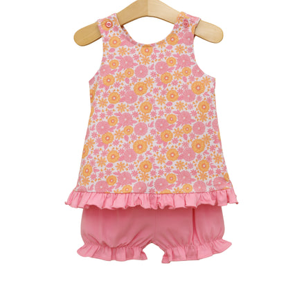 Pumpkin Petals Swing Back Bloomer Set *JELLYBEAN PUMPKIN PREORDER*