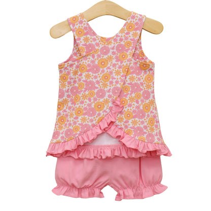 Pumpkin Petals Swing Back Bloomer Set *JELLYBEAN PUMPKIN PREORDER*