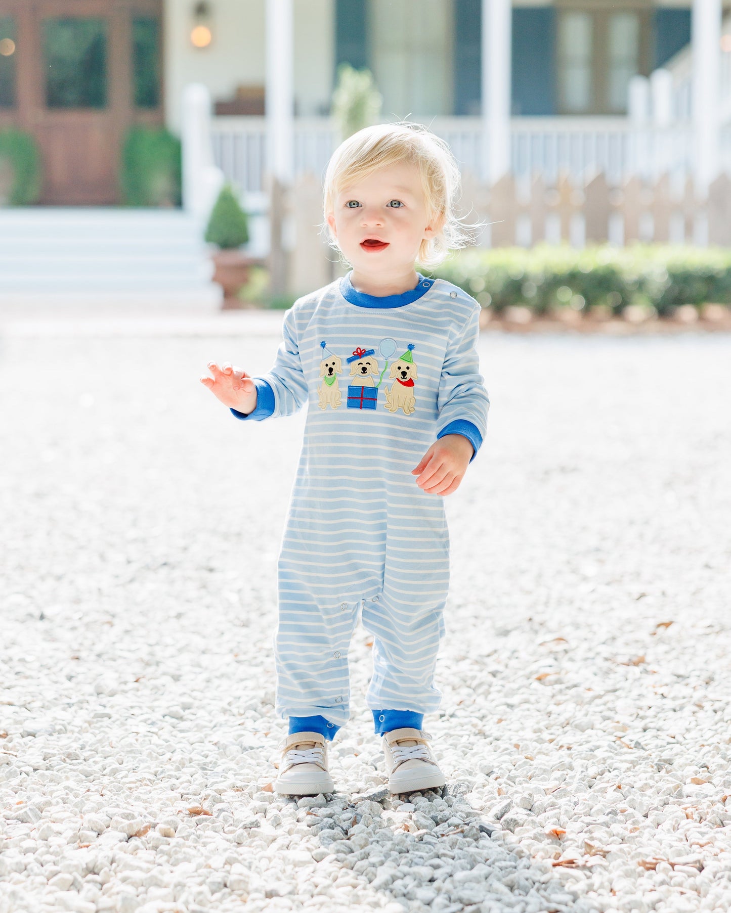Jellybean Fall - Puppy Party Romper
