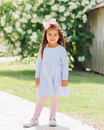 Jellybean Fall - Sadie Pants Set Light Blue & Pink
