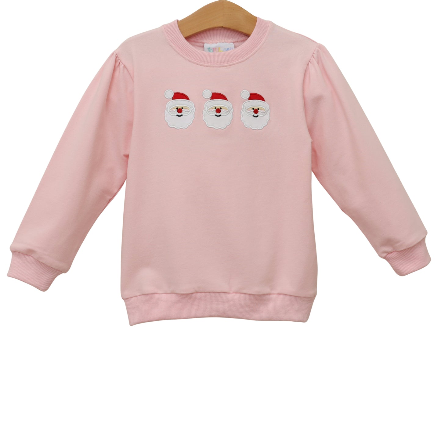 Jellybean Christmas: Santa Pullover- Pink