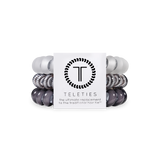 Spiral Hair Coils | Large | Silver Flames Hair Ties