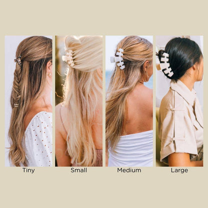 Classic Hair Clip | Large | Blonde Tortoise