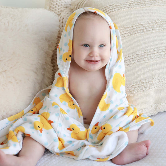 Bamboo Hooded Towel | Rubber Ducks