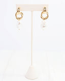 McCall Pearl Drop Earring Gold