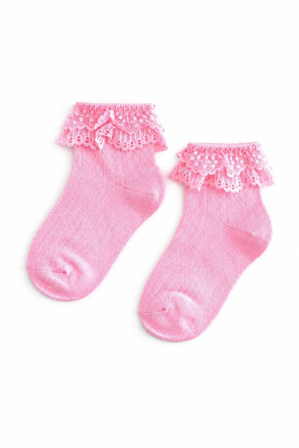 Lace Bobby Socks - Blossom