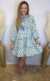 Blue Tassel dress