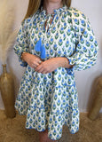 Blue Tassel dress