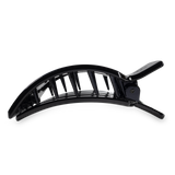 Square Flat Hair Clip | Large | Jet Black