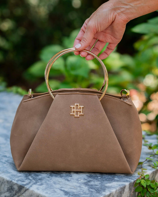 Brooks Bag with Rings Latte S