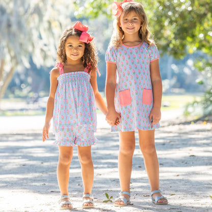 Coral Bouquet Play Dress