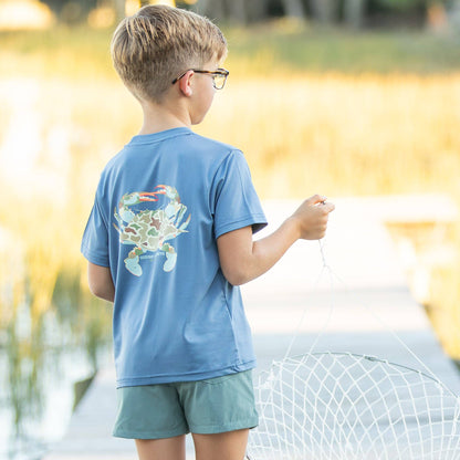 Crab Hunt Performance Graphic Tee