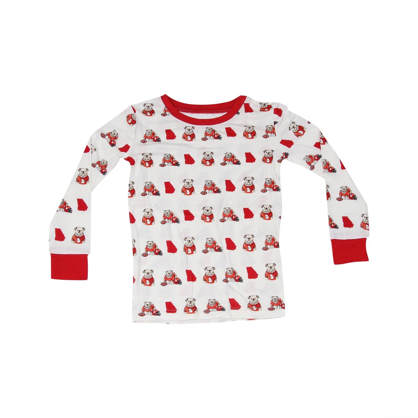 Georgia State Shape Unisex Kids Pajamas