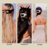 Flat Square Hair Clip | Medium | Summer Sky
