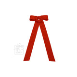 FLAT BOW W/ 7" STREAMERS ON ALLIGATOR CLIP