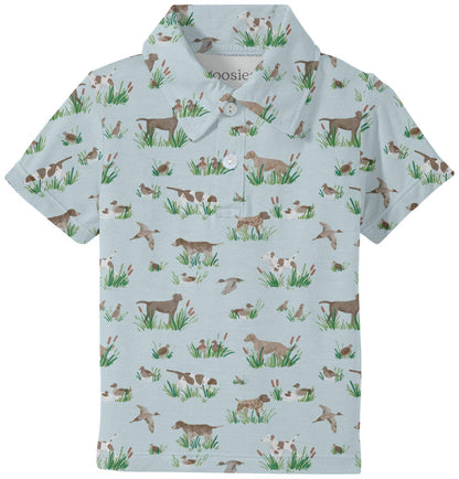 Delta Bird Hunting Dogs SS Polo Shirt