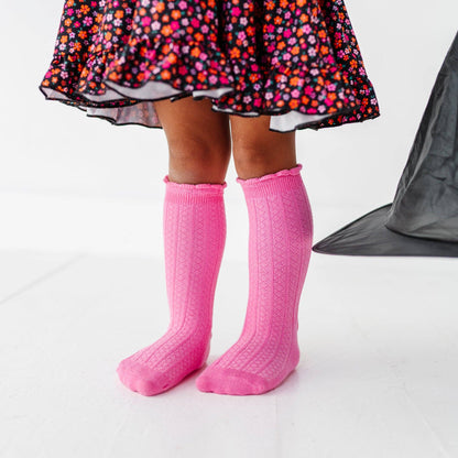 Taffy Frill Knee High Socks