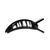 Square Flat Hair Clip | Med. | Jet Black