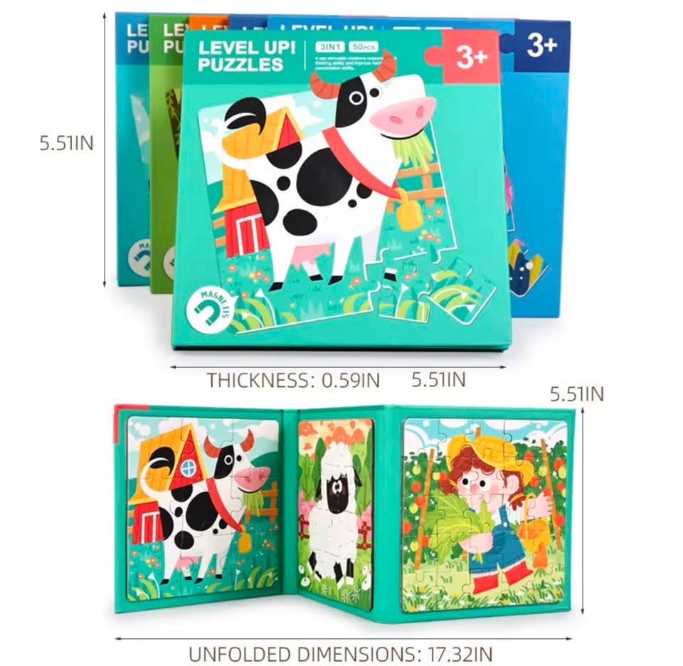 Magnetic Puzzle Books