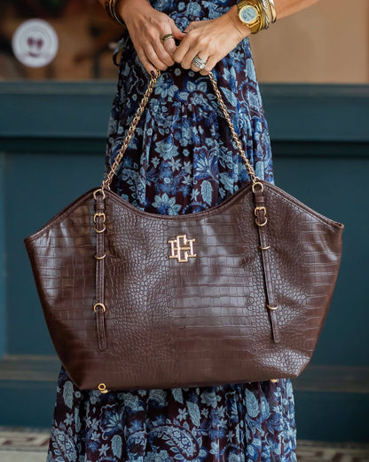 Harlow Tote Chocolate EC