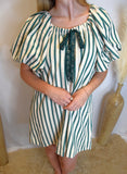 Kelly Green Stripe Dress